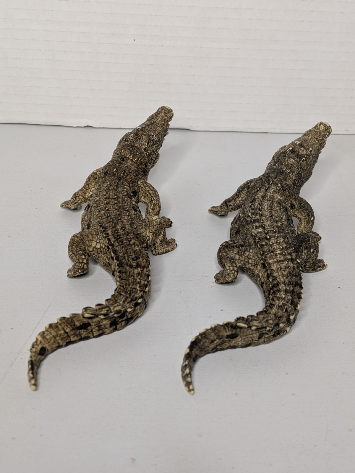 Lot 2 Schleich 7″ Crocodile D-73527 Animal Figure 2014 Movable Jaws AM Limes 69