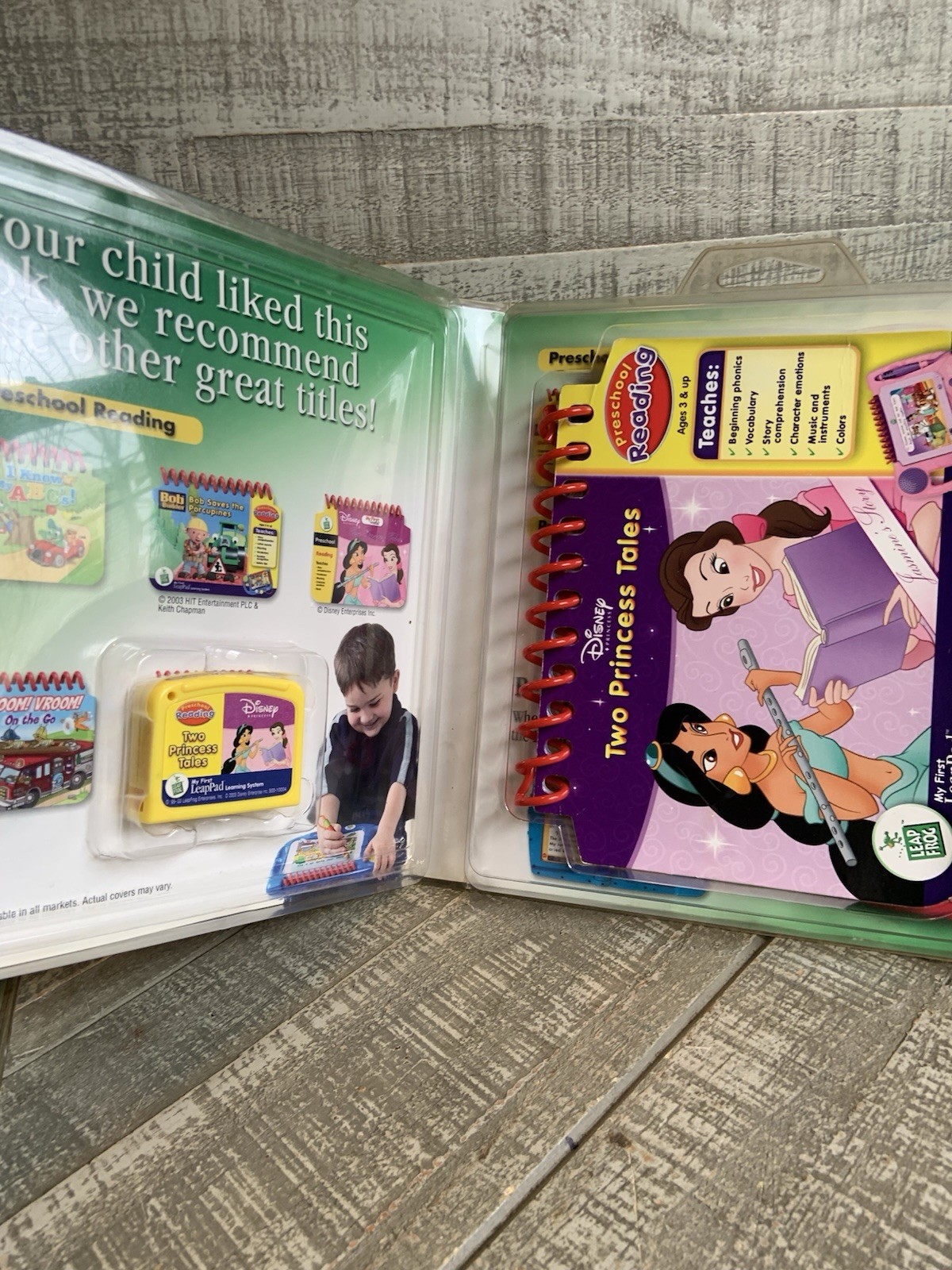 LeapFrog My First LeapPad Learning System Books & Cartridges Lot Of 4 Complete
