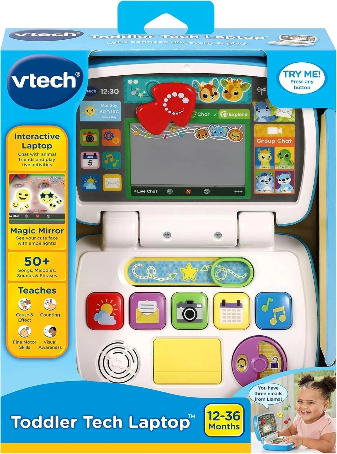 VTech Toddler Tech Laptop (English Version) NEW!