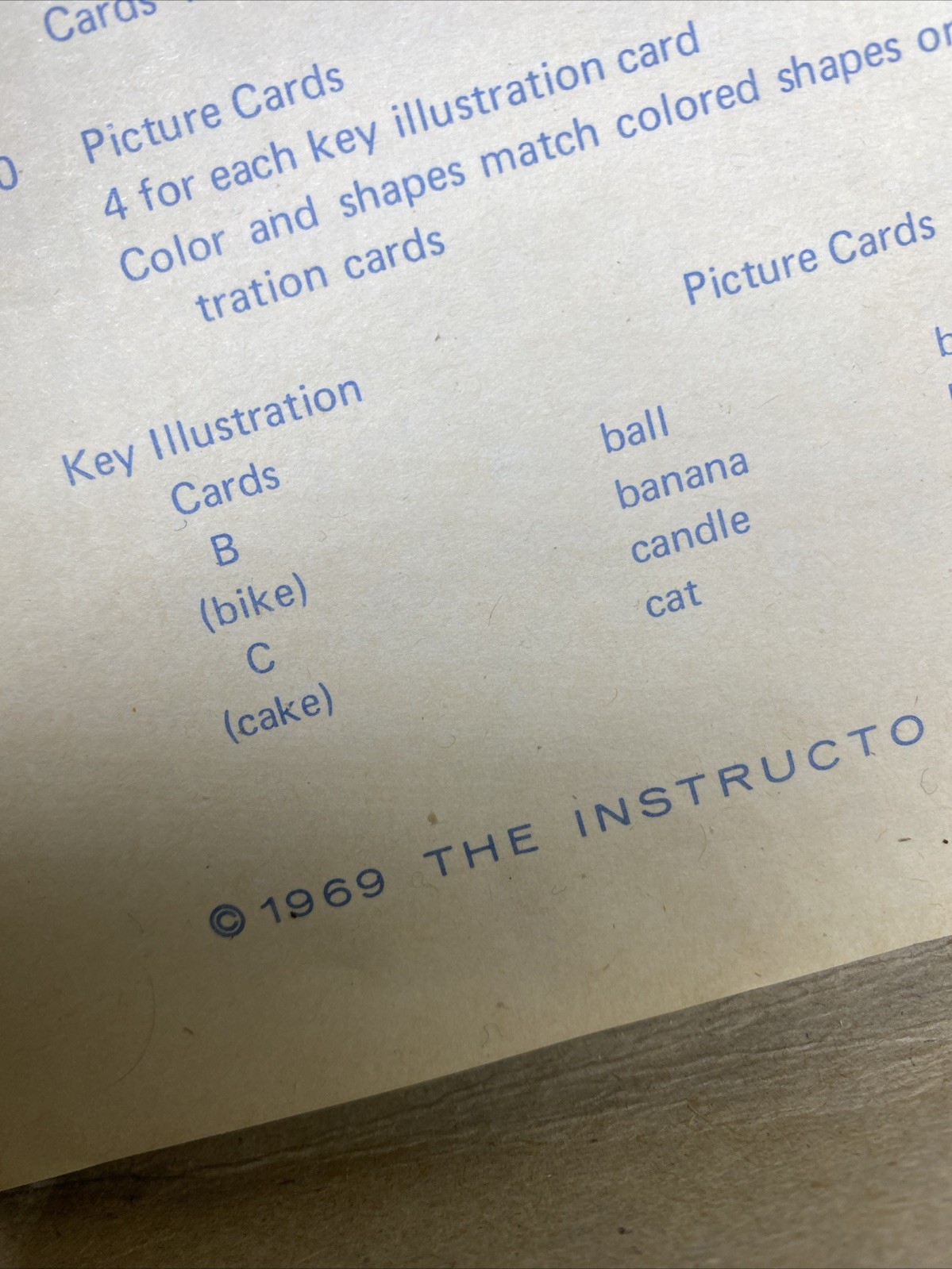 1971 Early Learning Activity Beginning Sounds Great Illustrations Complete!