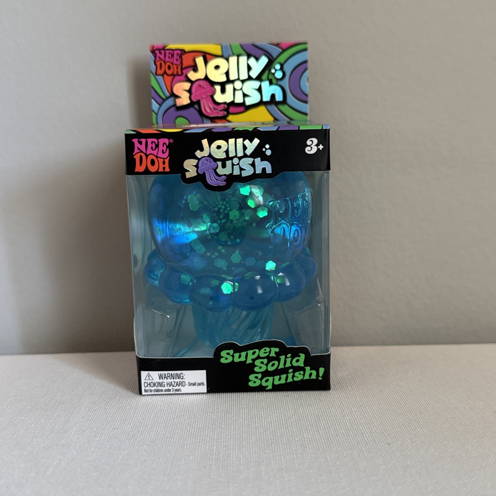 Authentic Full Set Schylling NeeDoh Jelly Squish Blue / Pink / Purple – Sealed