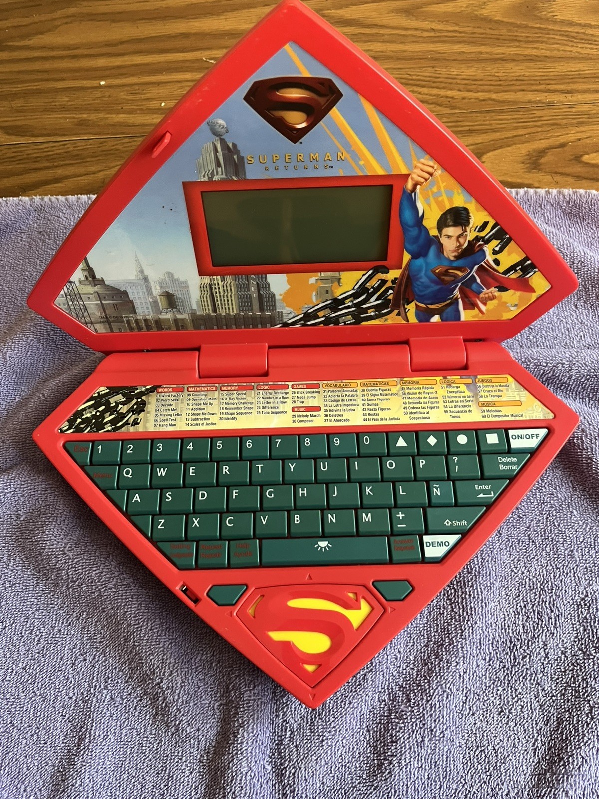 Superman Returns Educational Laptop Oregon Scientific Learning