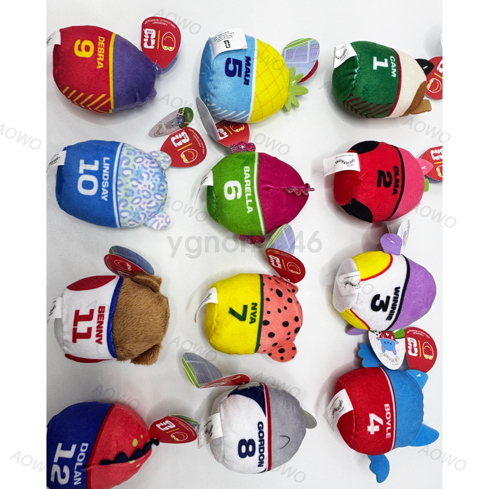 12PCS Mc DONALD’S Squishmallows World Cup 2026 Happy Meal Toys Set