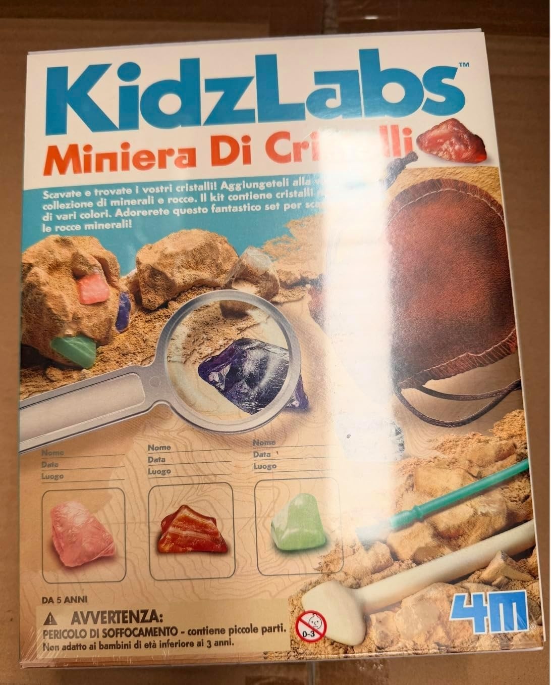 Kidzlabs Crystal Mining Kit, DIY Science Kit – Dig for gem Stones, For Boys &…