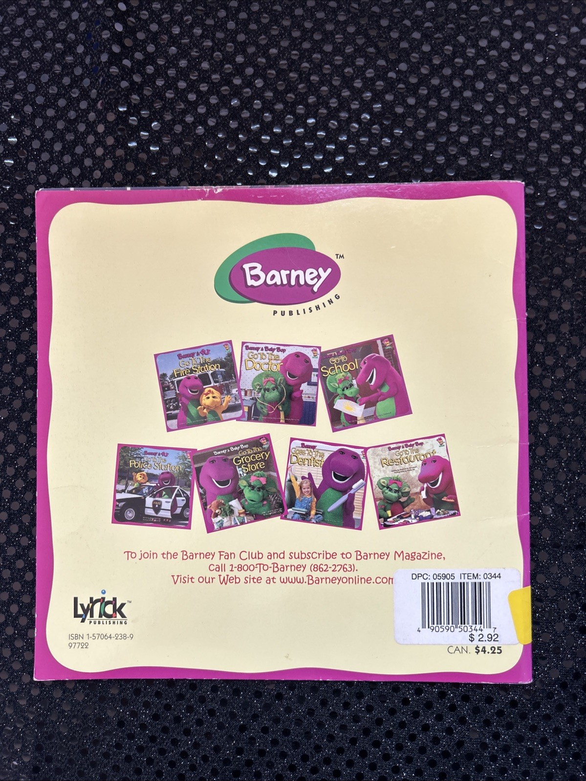 Fisher-Price InteracTV Celebrate With Barney Birthday 2004 Rare New DVD + Book