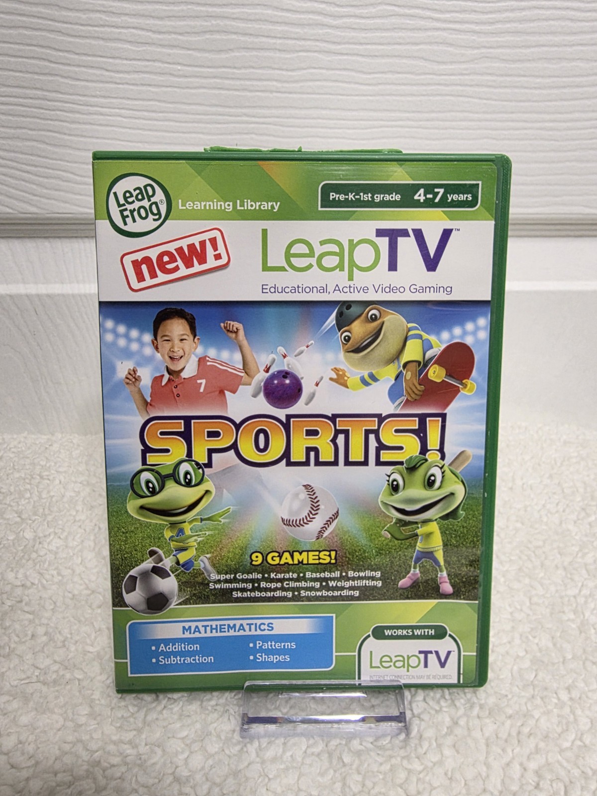 Leap Frog Leap TV Sports Educational Active Video Game Mathematics 4-7 Years