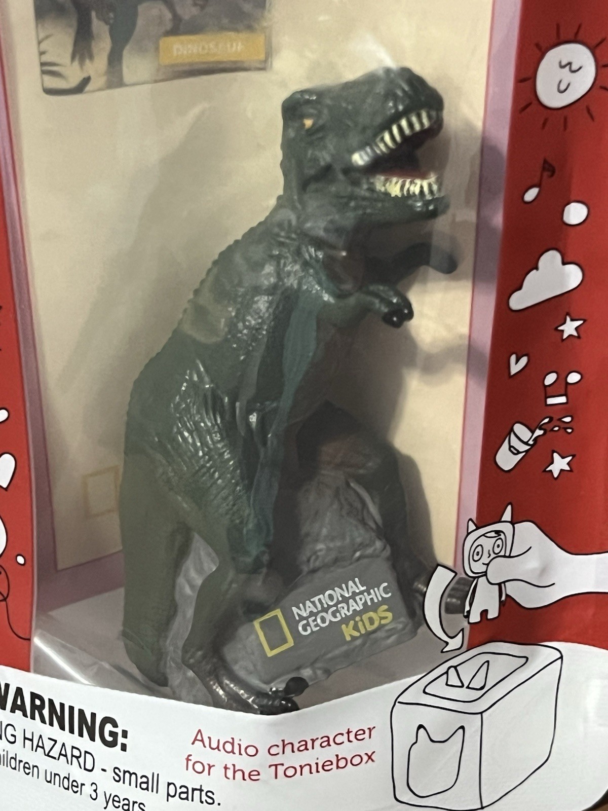 TONIES NATIONAL GEOGRAPHIC DINOSAUR Audio Play Character FIGURE Tonie Toniebox
