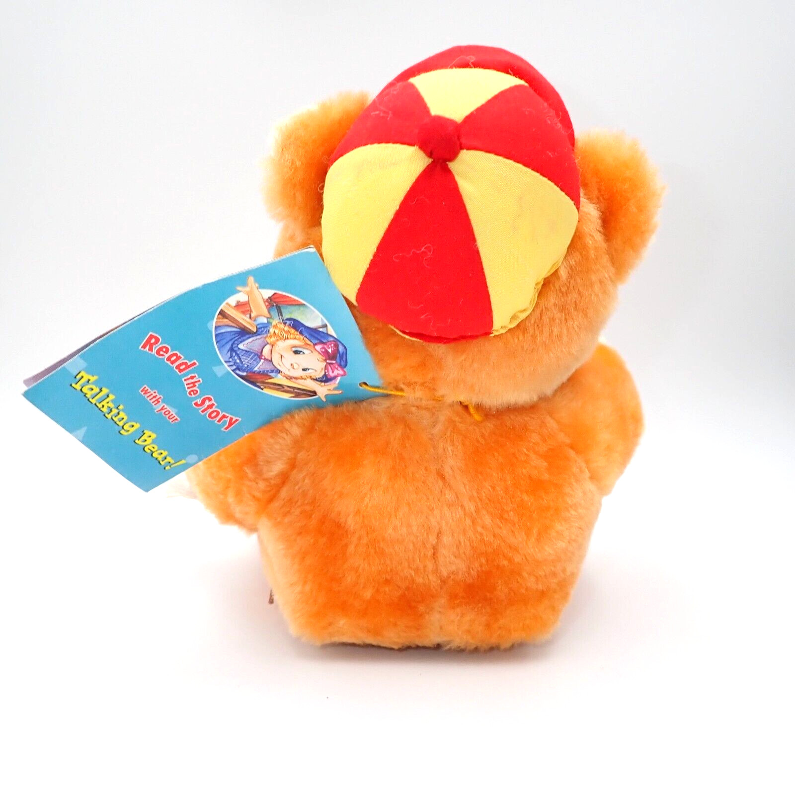 Vtg Talking Baby Bear’s Read-A-Long Goldilocks And The Three Bears Plush Toy