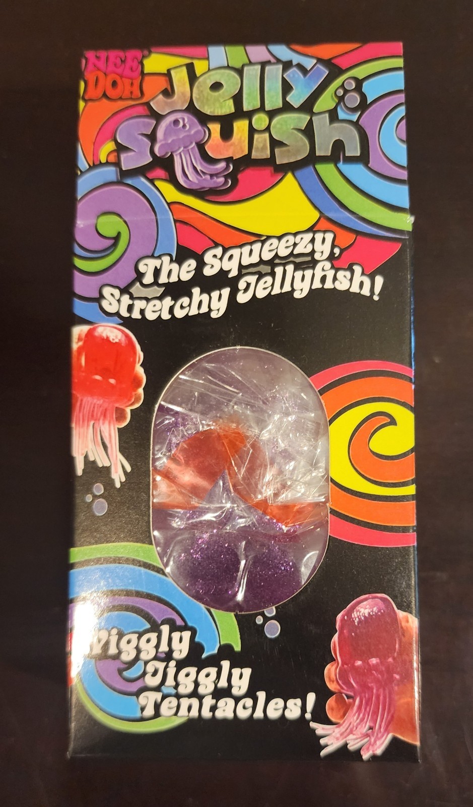JellySquish Purple Jellyfish Squishy Sensory Squeeze Toy New