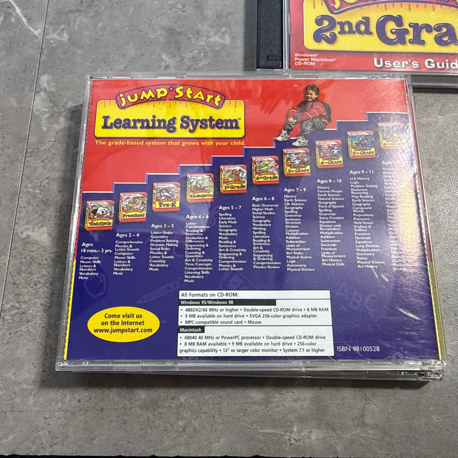 Lot Of 7 Jump Start Learning Games. Reading/Numbers 1st & 2nd Grade CD-ROM