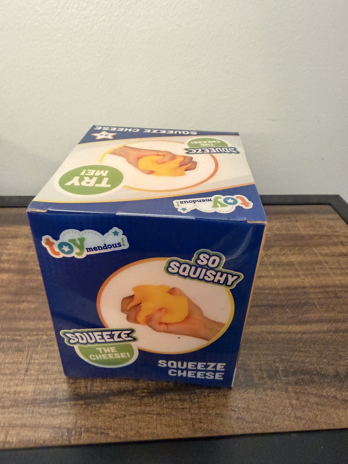 🧀 Squeeze Cheese Large Squishy Toy Toymendous – New in Box US Seller Fast Ship