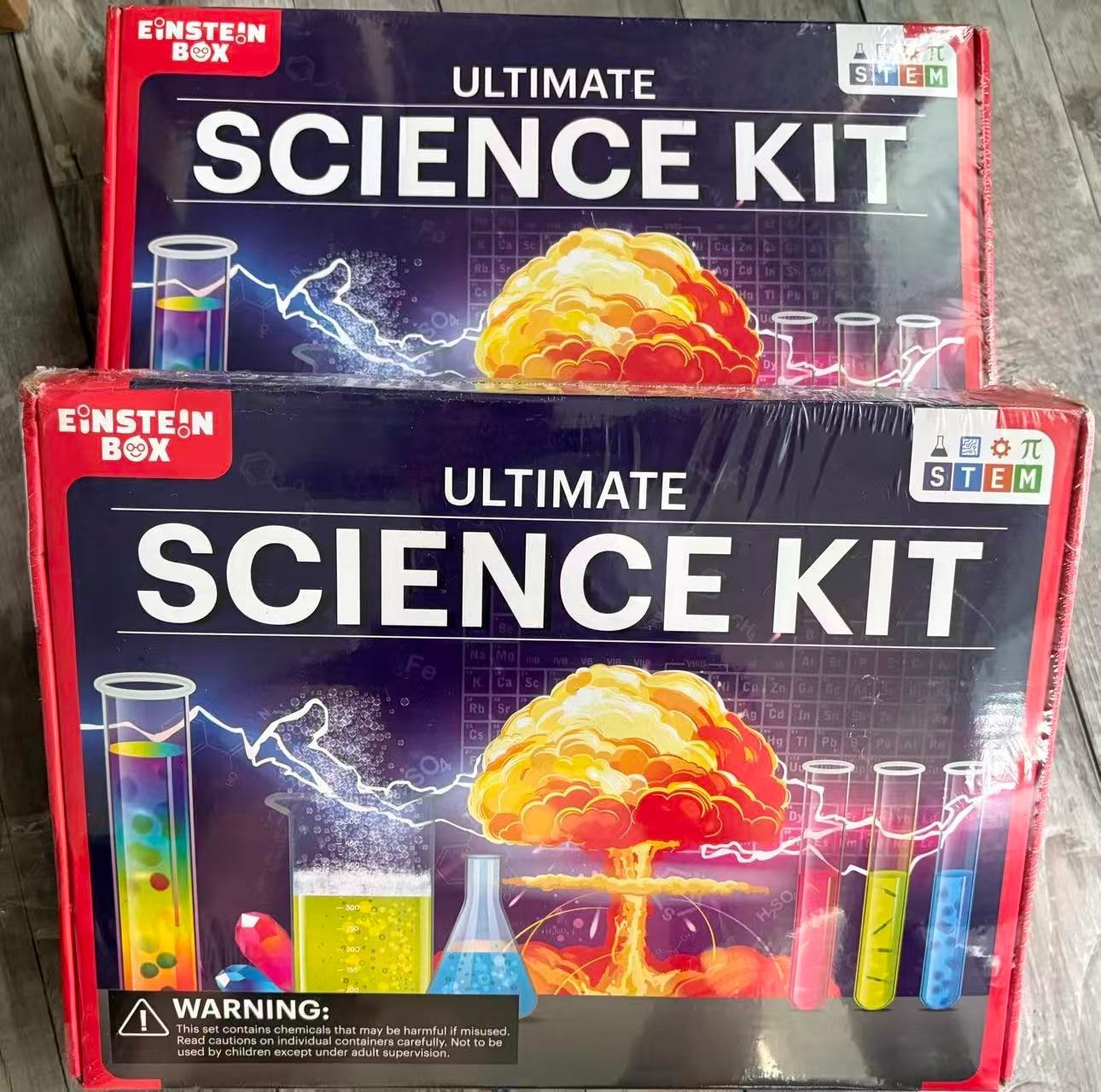 Einstein Box Ultimate Science Kit – 120 Experiments for Ages 8+: 2 Complete SETS