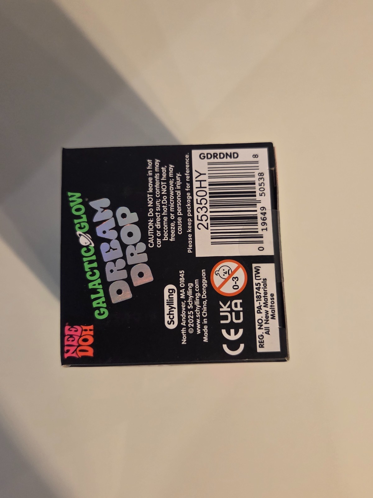 Needoh Nee Doh GREEN Galactic Glow Dream Drop EXTREMELY RARE Glow in the Dark
