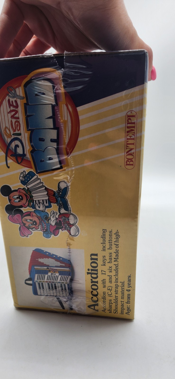 Vintage The Walt Disney Company Band Accordio Music Method “7Note 7Color” ITALY