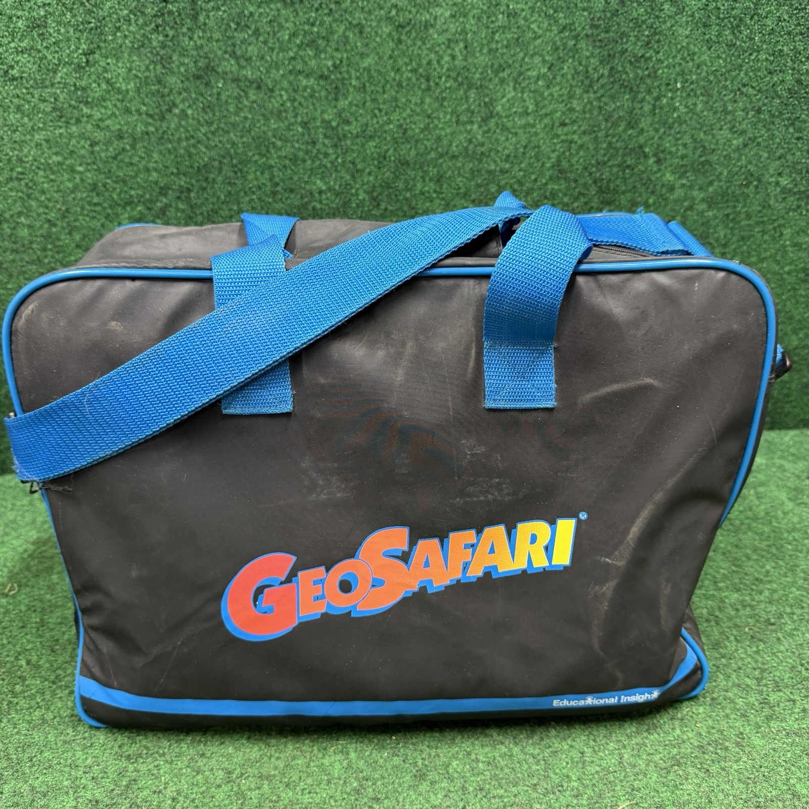 Vintage GeoSafari EI-8800 Electronic Learning Game w/ 80 Cards & Bag – Tested