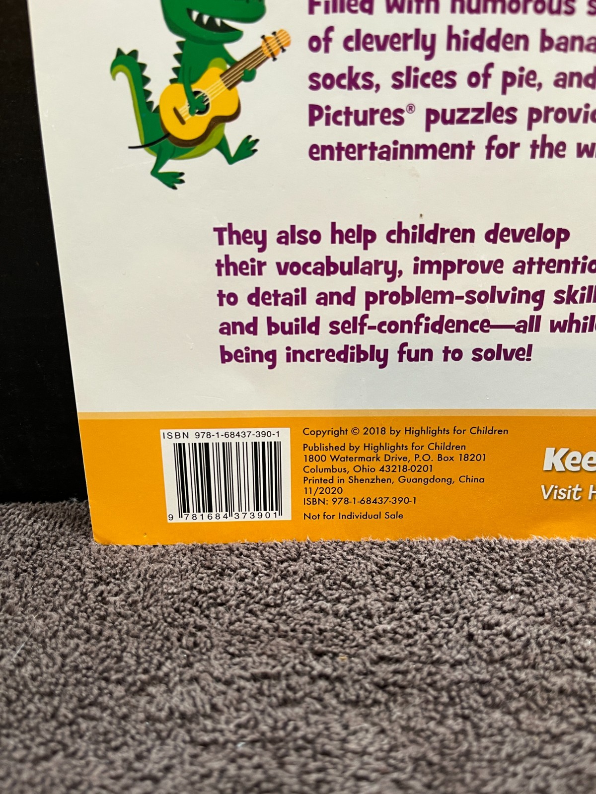 NEW Lot Of 7 Highlights My First Hidden Pictures Puzzle Books