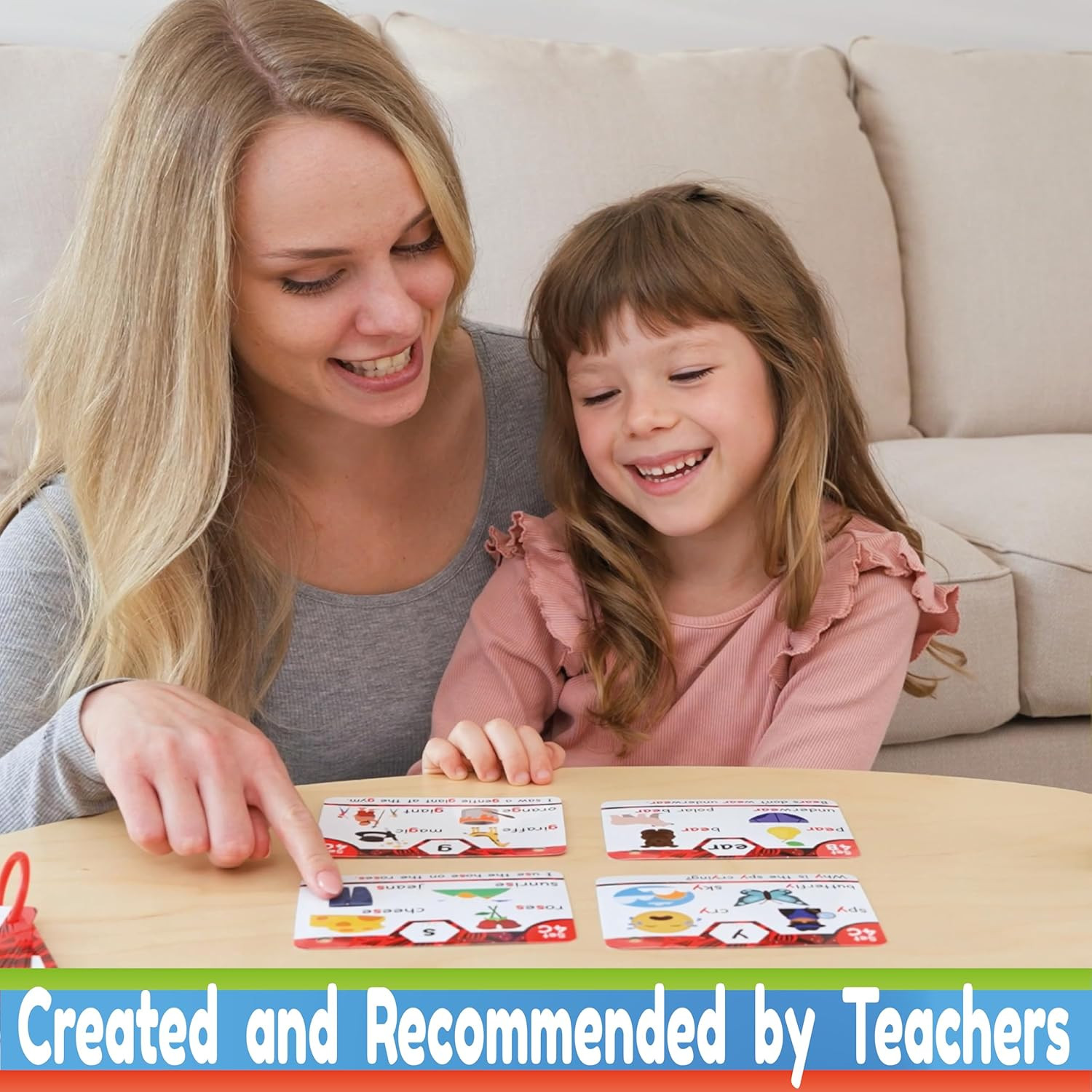Phonics Flash Cards – Learn to Read in 20 Phonic Stages – Education for Kids Age