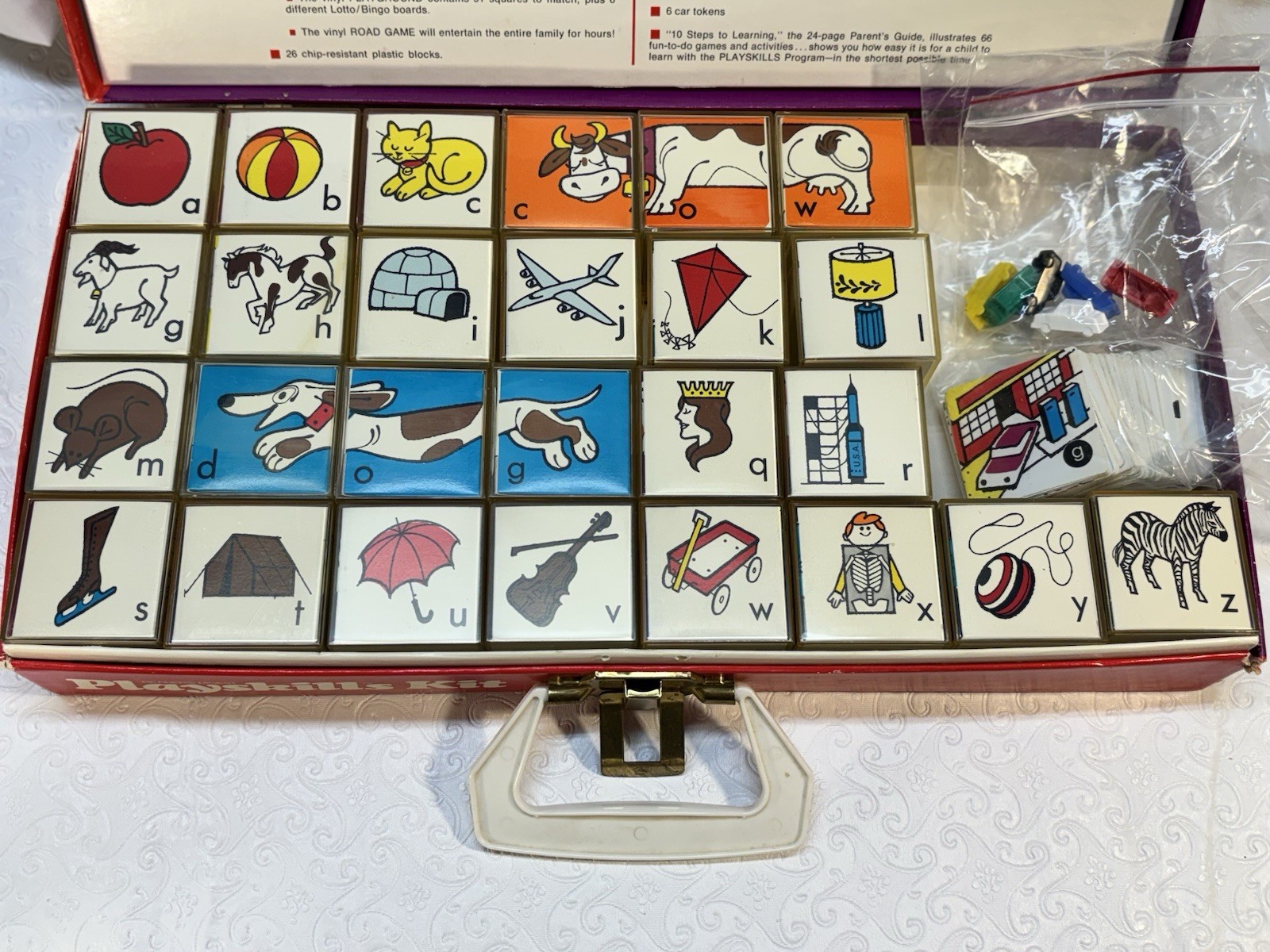 PlaySkills Kit Vintage Reader’s Digest Preschool Education Alphabet ELA Game