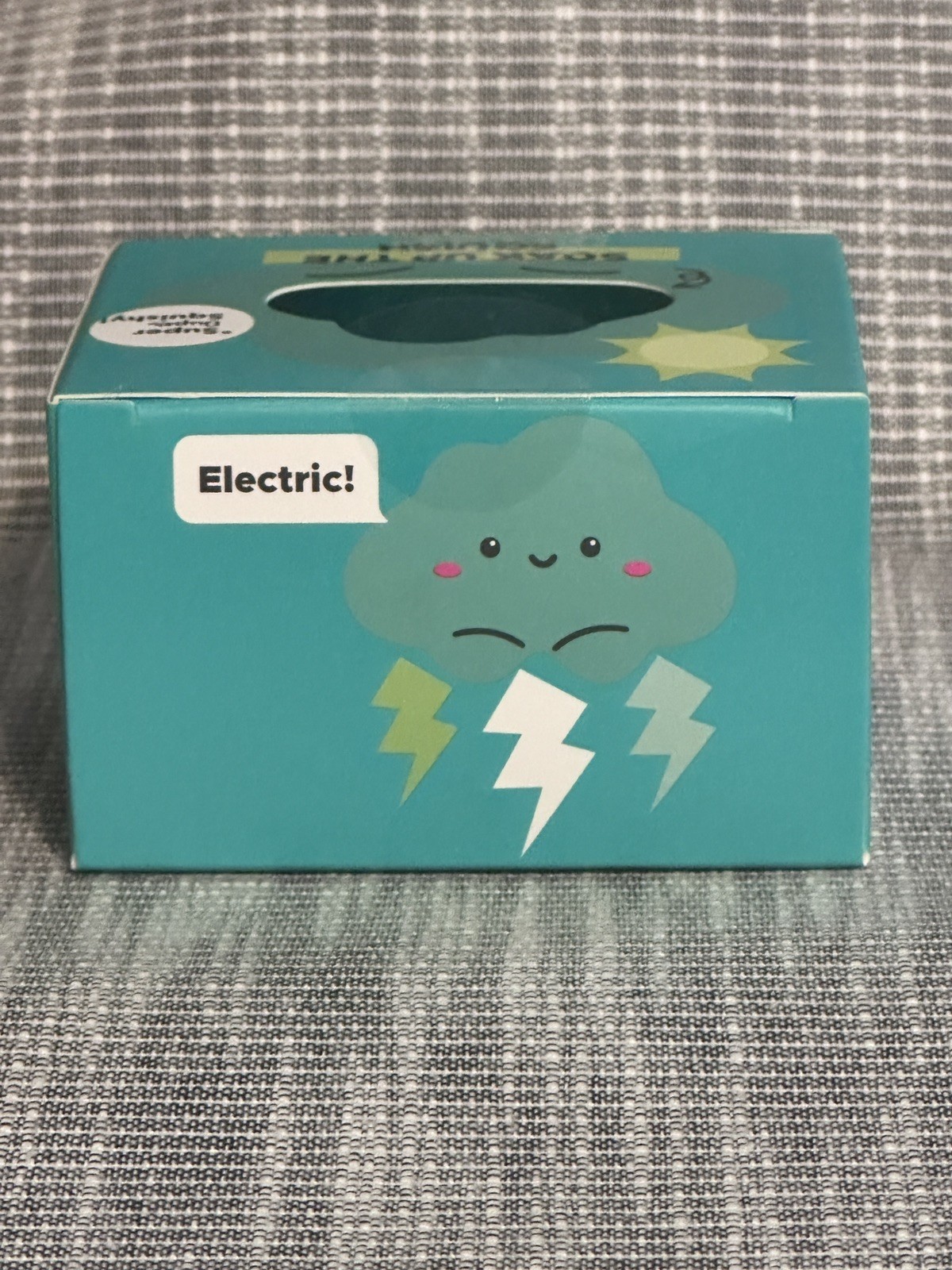 J’Adore Glitter Cloud Teal Squishy Sensory Squeeze Toy Super Duper New