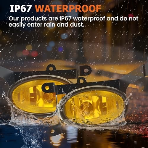 Fog Lights Compatible With 2006 2007 2008 Civic 2-Door Honda 2006-2008 CIVIC