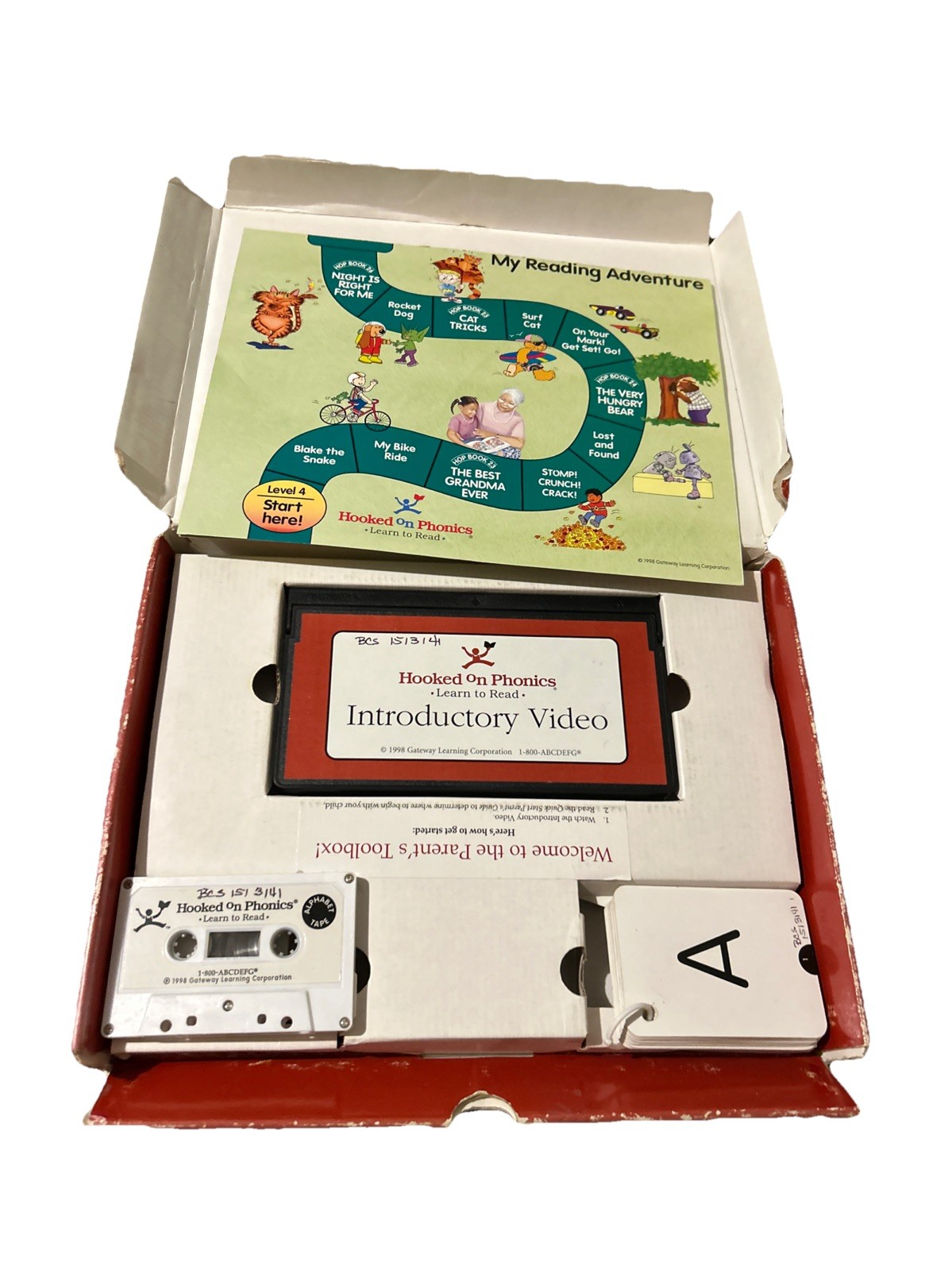 Hooked on Phonics Learn to Read Parent’s Toolbox 1998 Edition Box Set