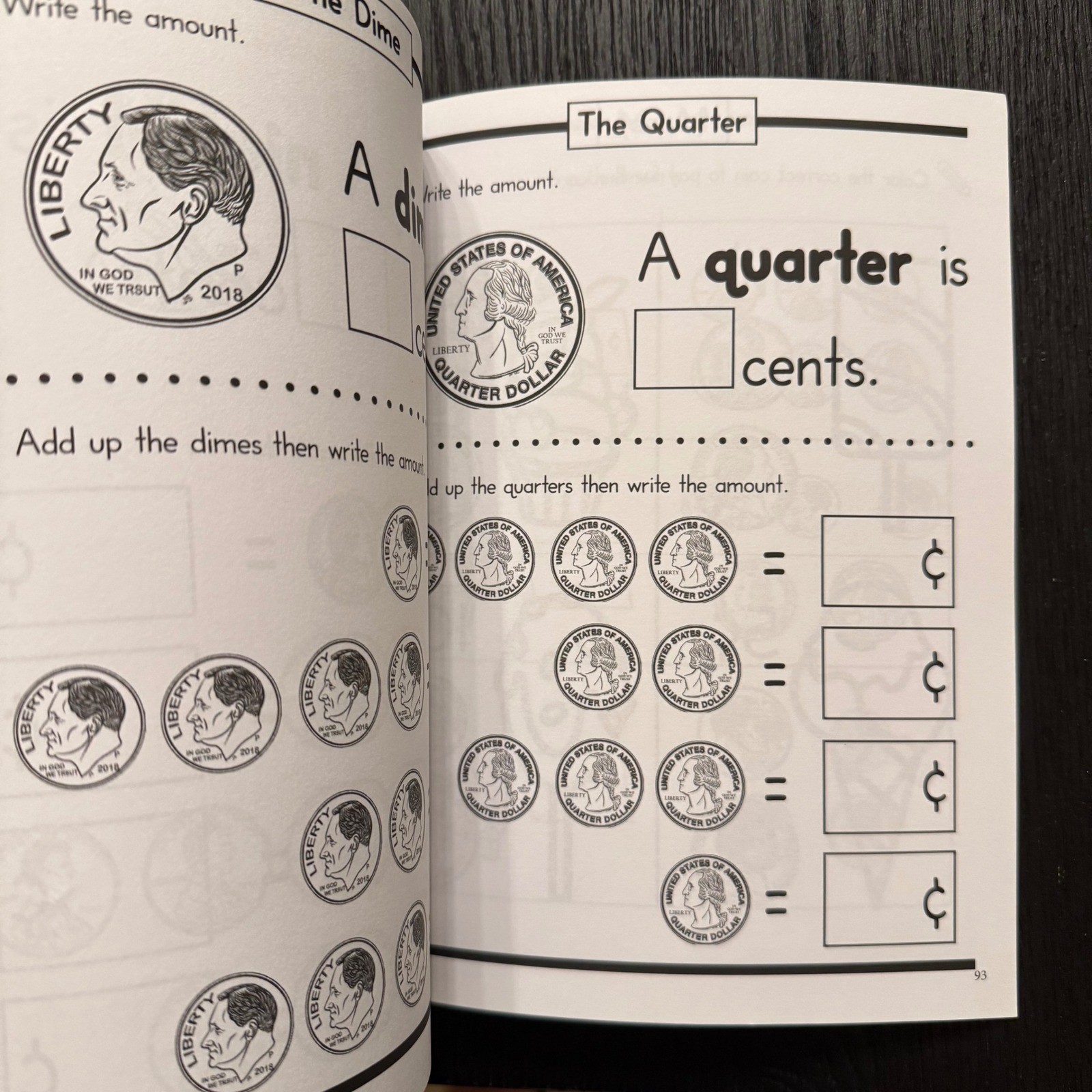 Kindergarten Math Workbook Ages 5–7 Modern Kid Press Addition Money Time NEW