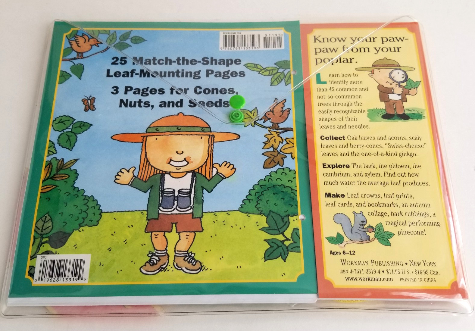 Backyard Explorer 3 In 1 Collectors Kit Leaf Album Book S-3