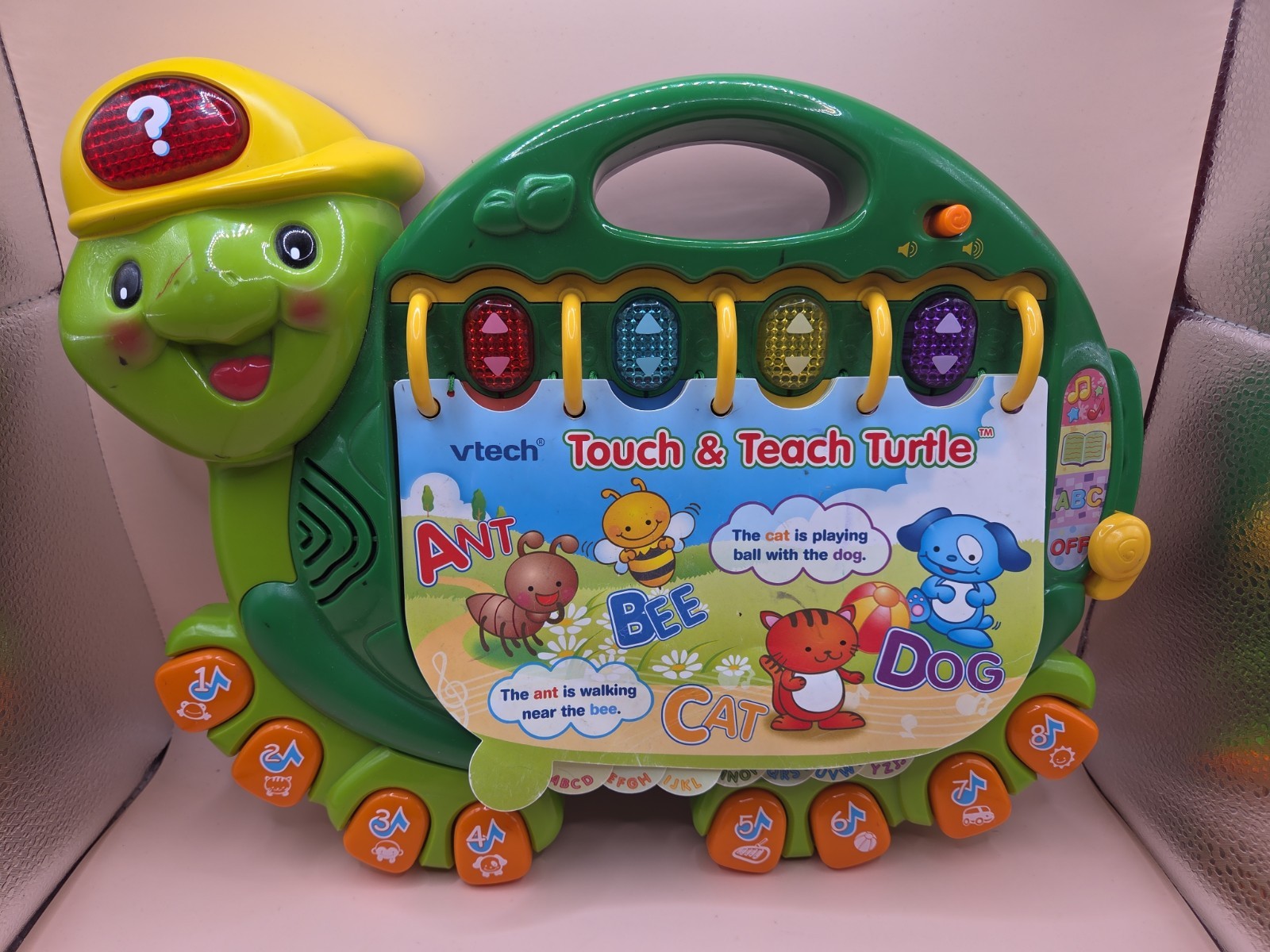 VTech Touch and Teach Turtle Interactive Learning Book for Kids Tested Works