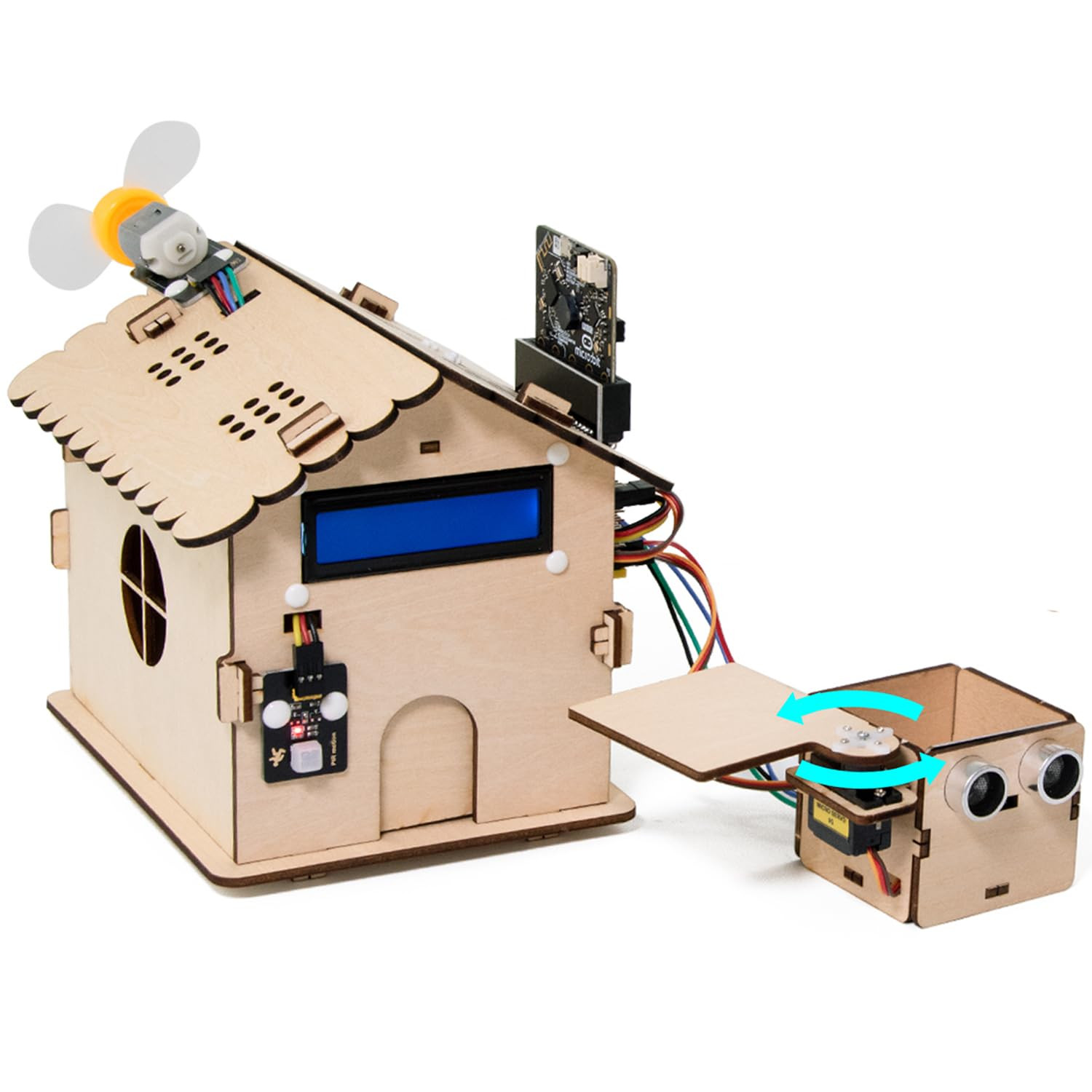 Microbit V2 Smart Home Kit for Coding Projects & Building Fun