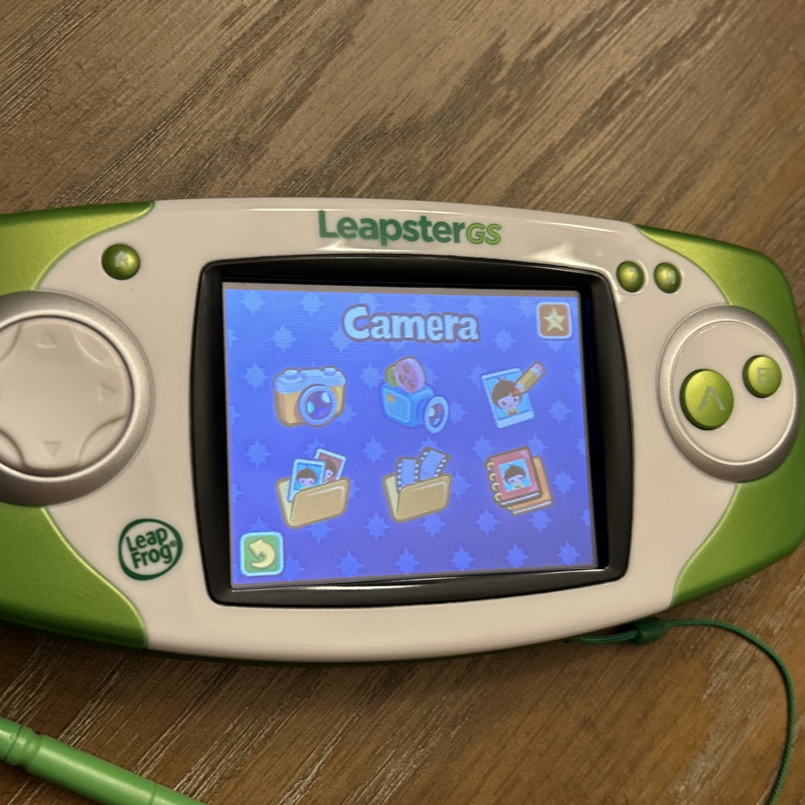 Leap Frog Leapster GS Explorer Green and White Handheld Video Game Console
