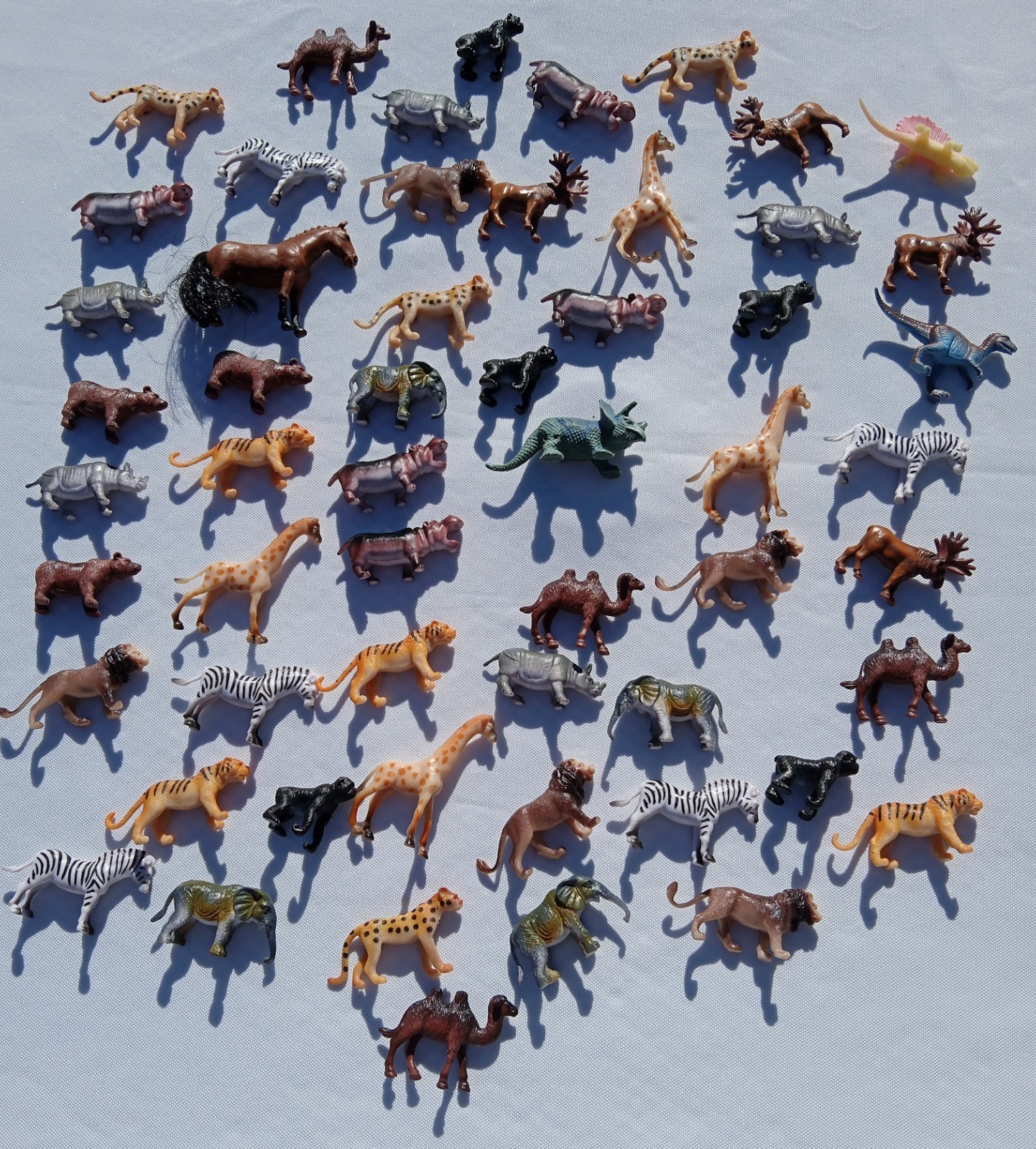 Lot Of Miniature Toy Plastic Animal Figures
