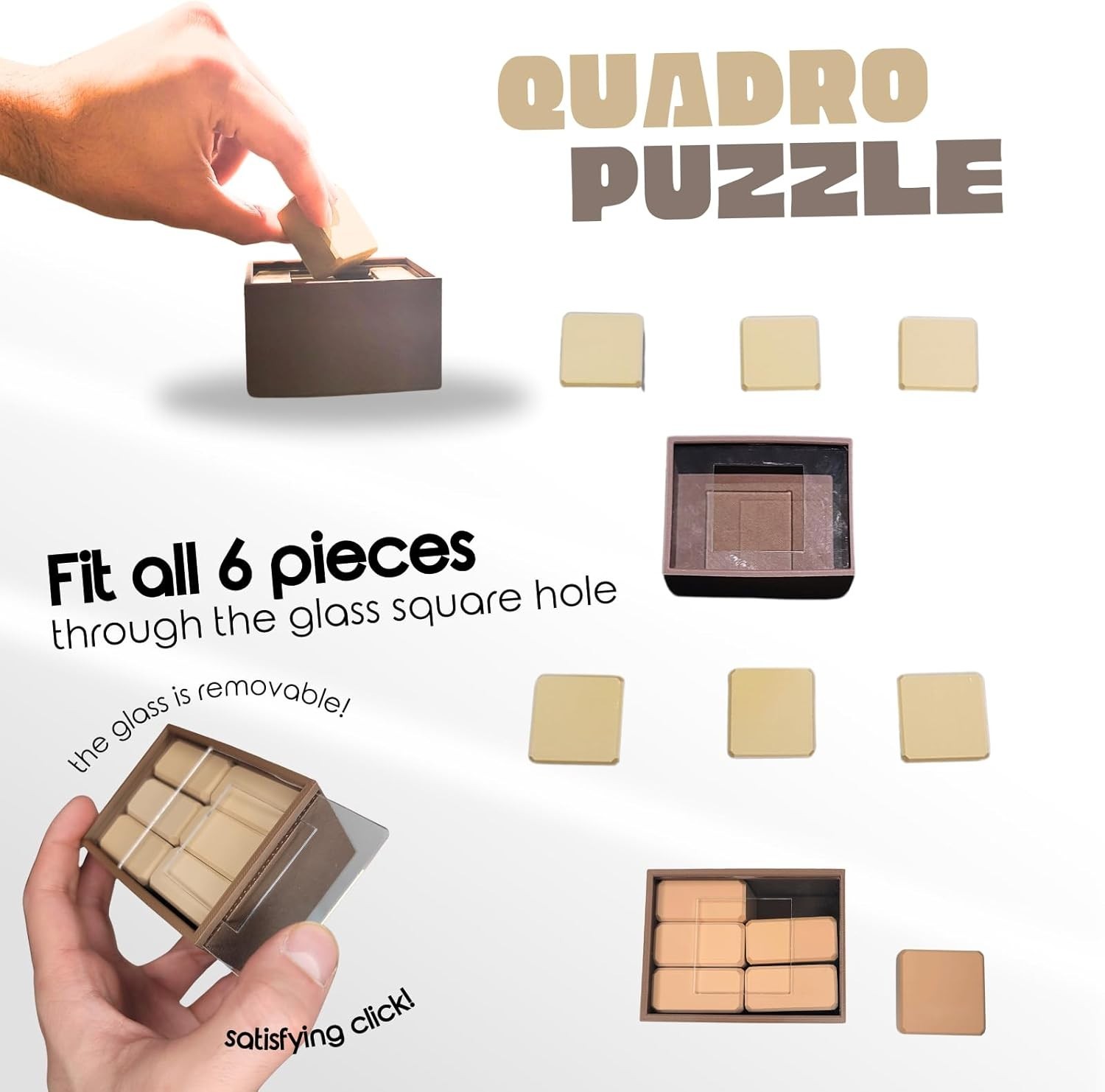 Quadro Puzzle – Brain Teaser Puzzle for Adults & Youth | Make Everything Fit