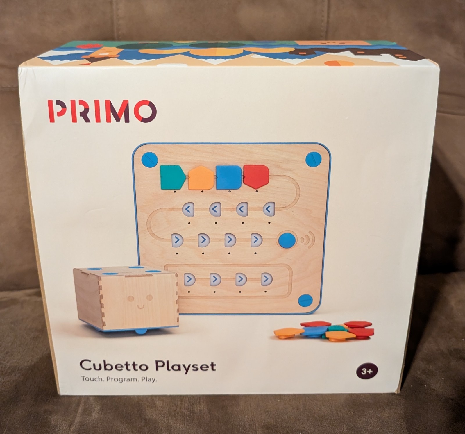 Primo Cubetto Robot Coding Play Set w/ extra map STEAM STEM toy Ages 3+