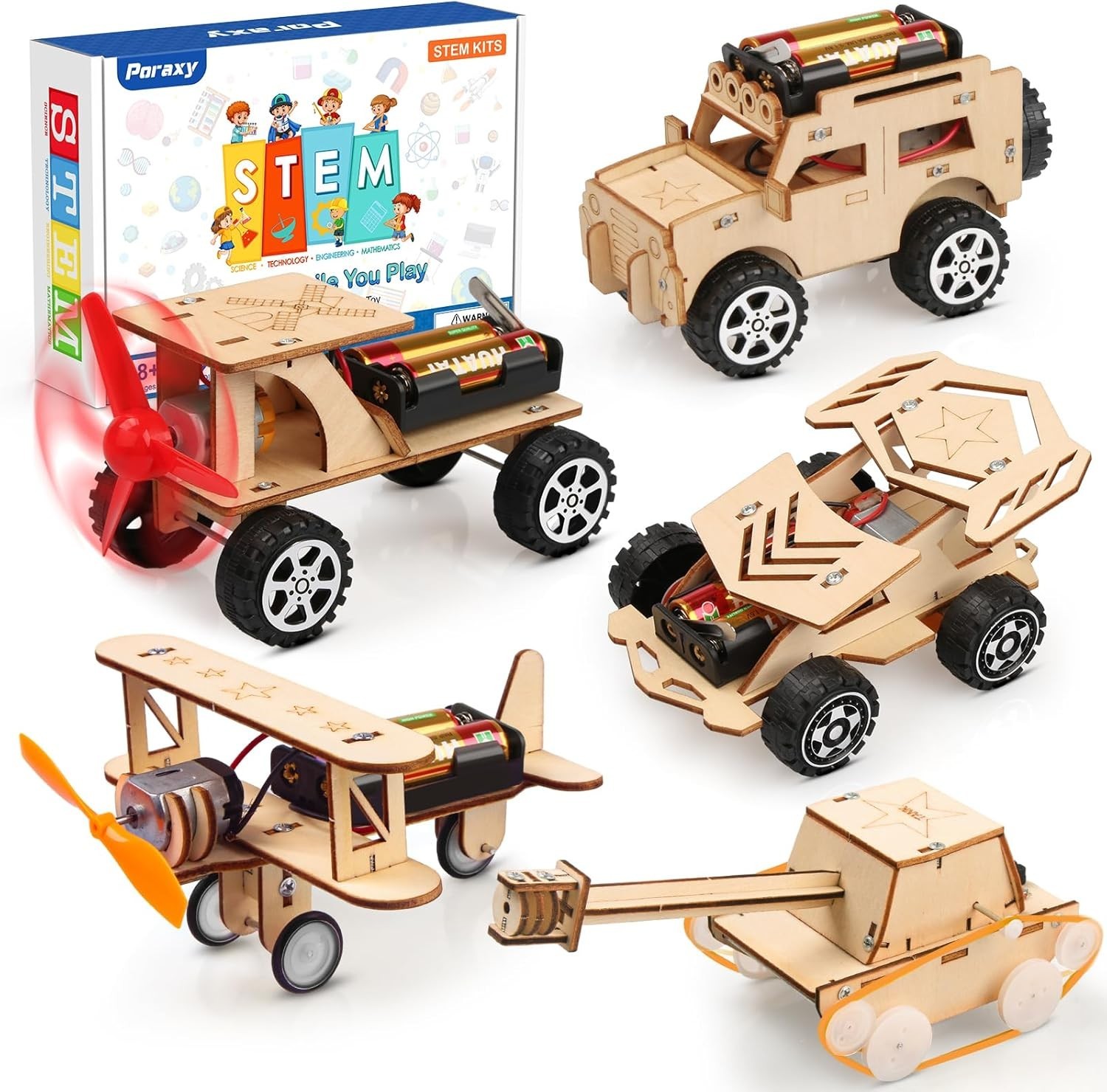 5 in 1 STEM Kits for Kids Age 8-10, Science Building Project Craft for 8-13, …