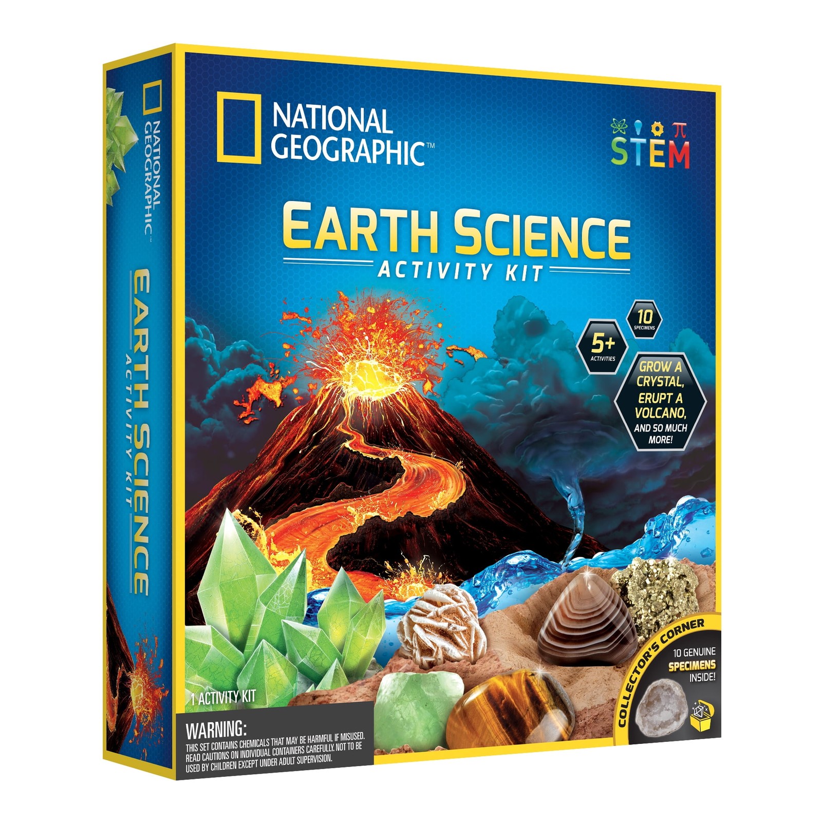National Geographic Earth Science Activity Kit for Child 8 Years and up