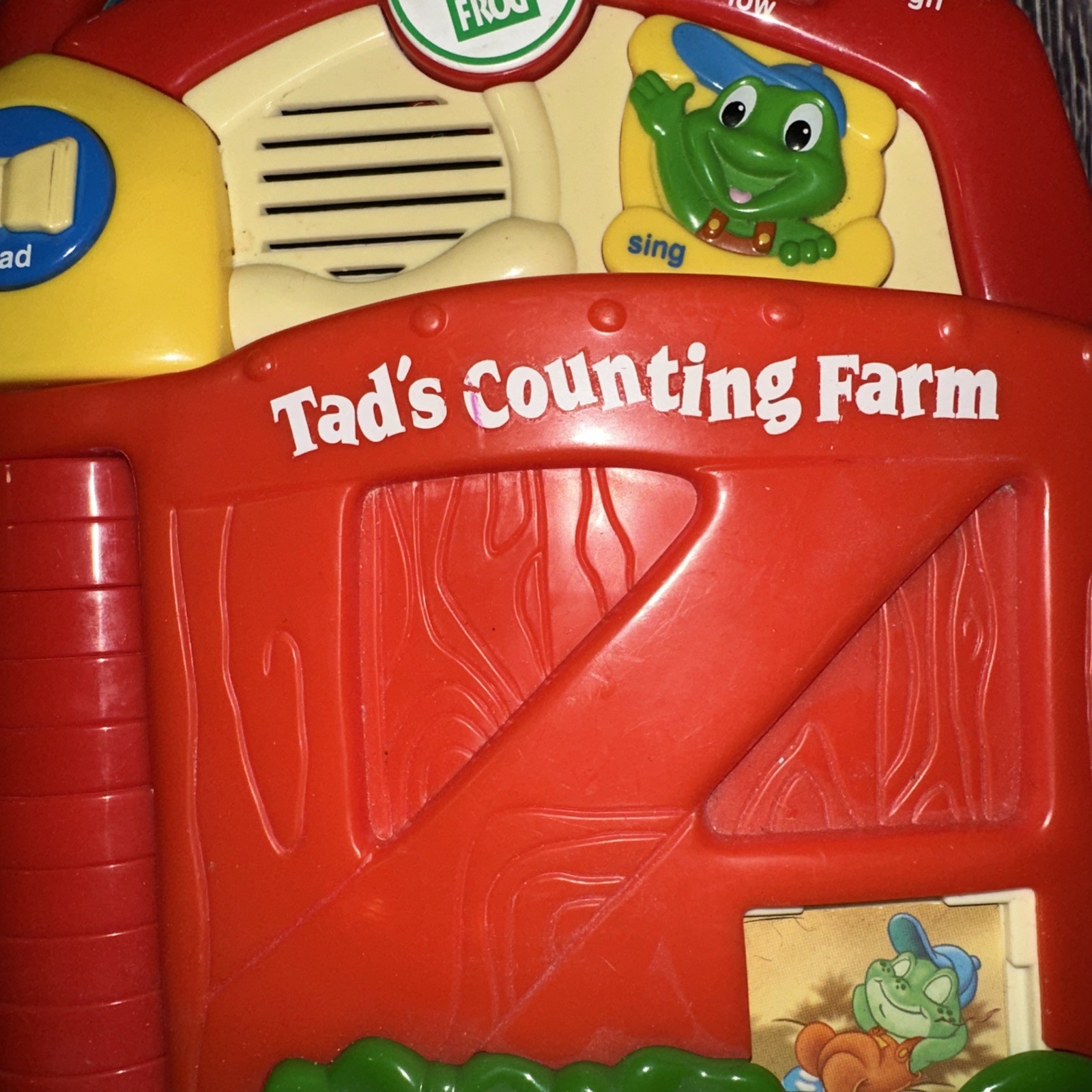 Leap Frog ~ TAD’S COUNTING FARM Interactive Electronic Talking Book ~ Complete
