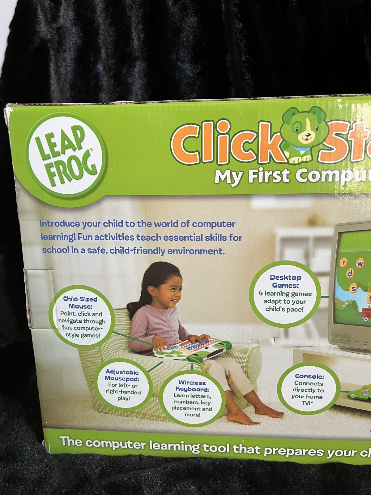 LeapFrog Clickstart My First Computer Wireless Keyboard New Sealed