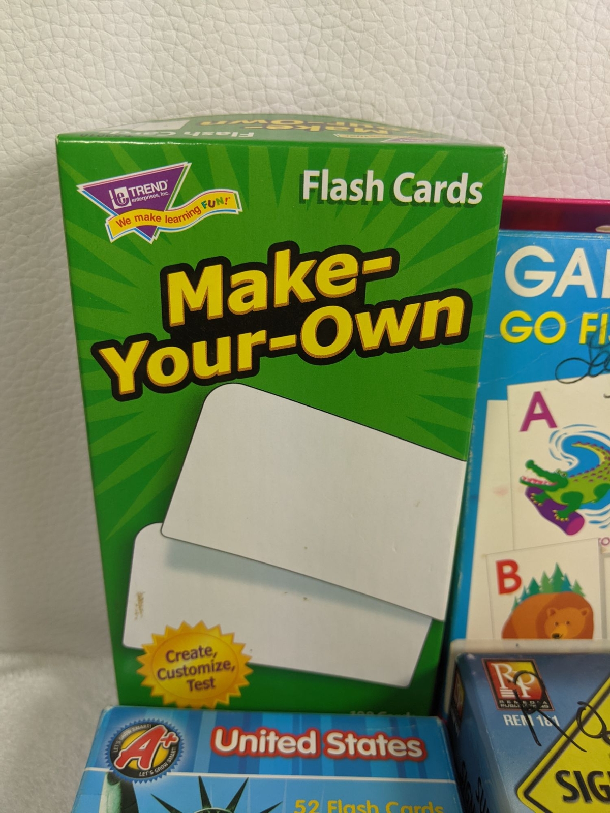 Elementary School Level Flashcard Sets Boxes Games Science Grammar Lot of 12