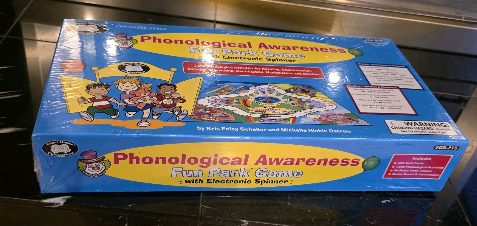 Phonological Awareness Fun Park With Electronic Spinner Super Duper Publications