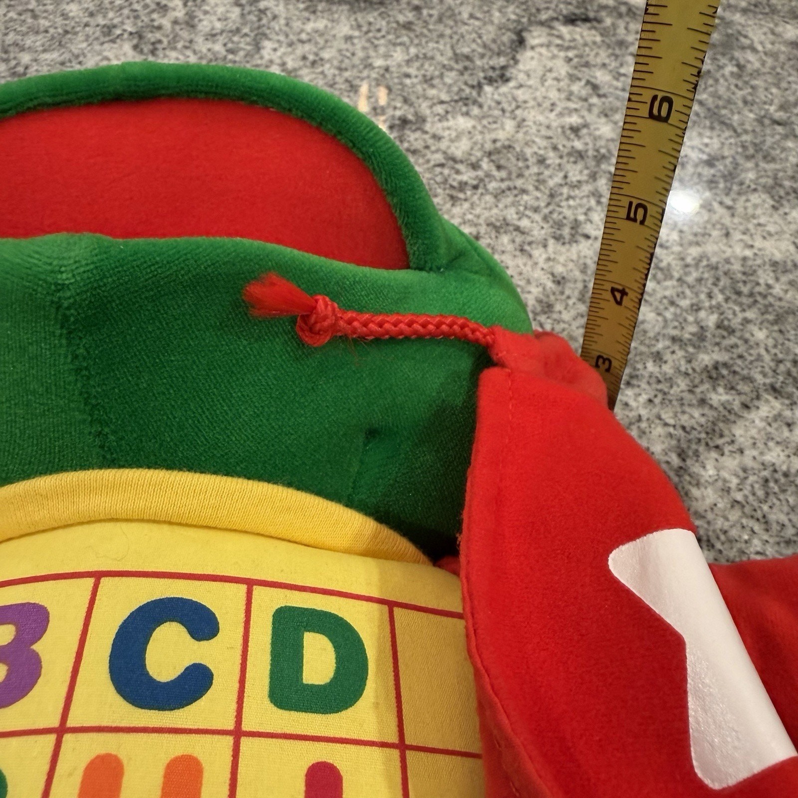 2000 LeapFrog- Read & Sing Little Leap- ABC Interactive Plush Tested/Works Sings