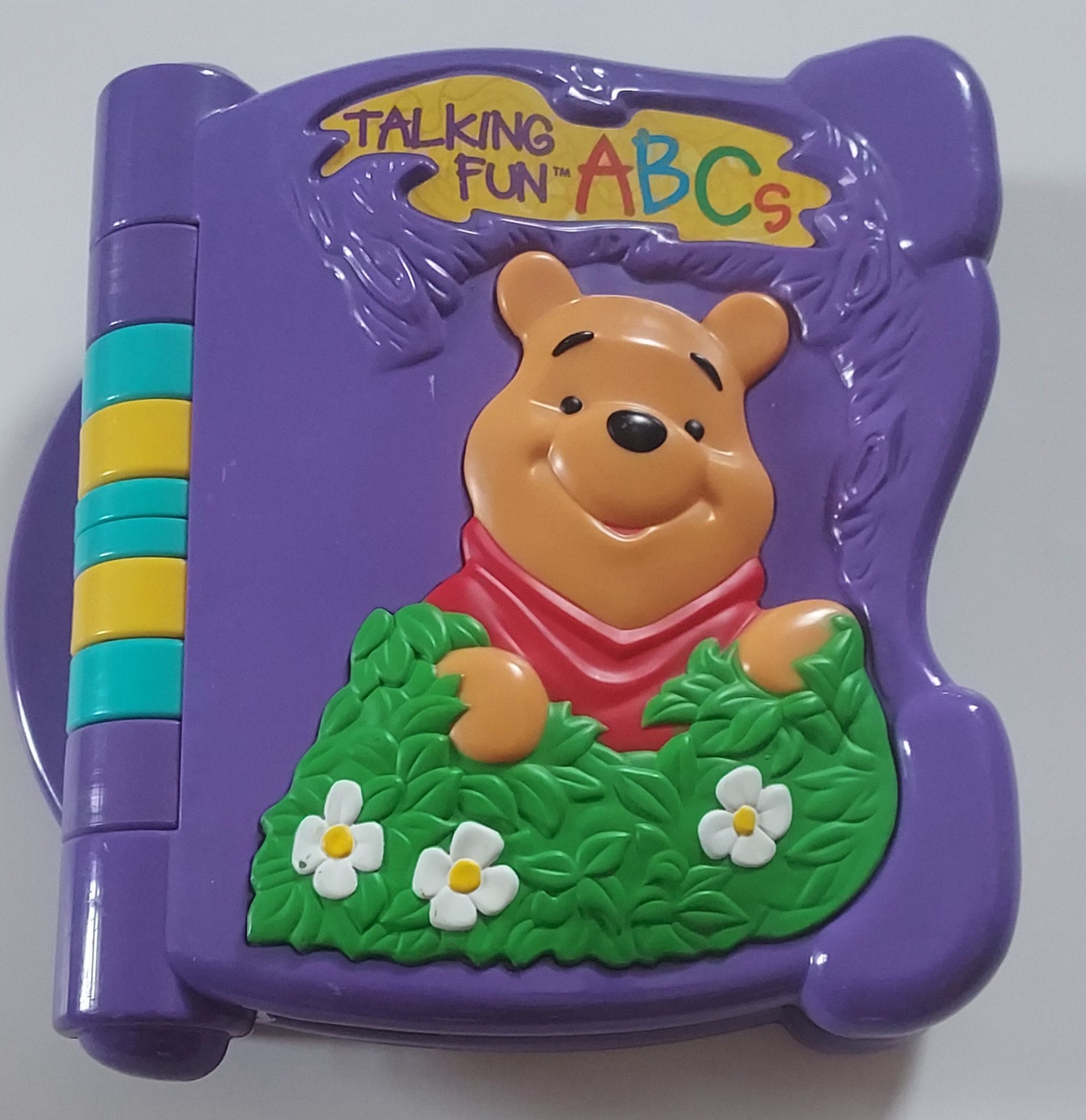 Vintage 1996 Talking Fun ABCs Winnie the Pooh Alphabet Learning Toy Book WORKS