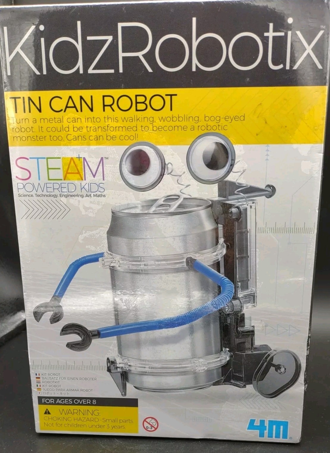 NEW Robot Kit Science Tin Can Fun Mechanics Kidz Robotix Building