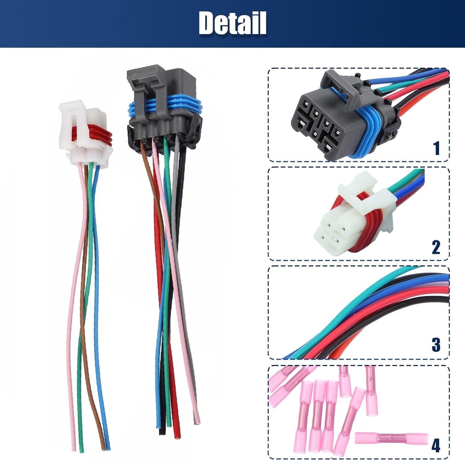 Transmission Pigtail Kit for GM 4-speed Automatic 1995 to 2004 4L60e 4L80e, Wire