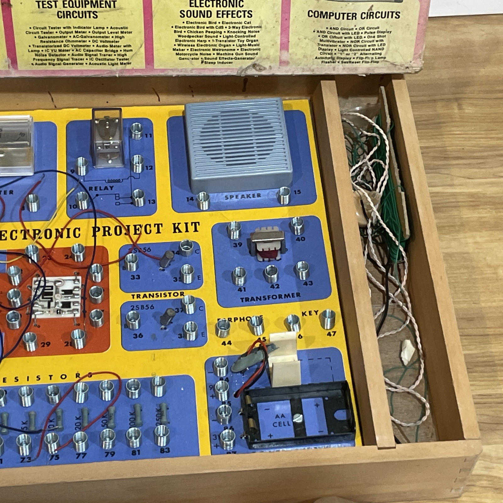 Radio Shack Tandy Science Fair 150 In 1 Electronic Project Kit 1976 AS-IS UNTEST