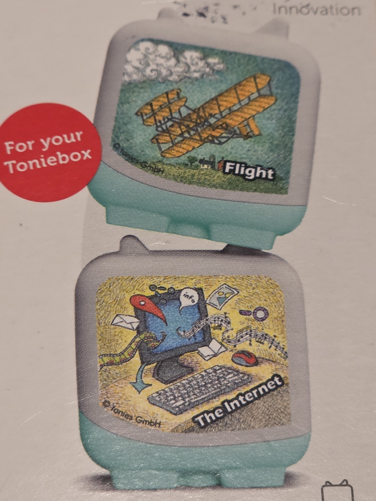 Tonies Learning & Discovery – Flight and Internet Audio 2 pack NEW Free Shipping