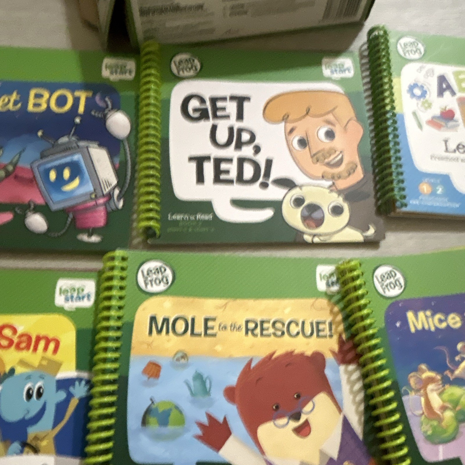LeapFrog LeapStart Learn to Read Volume 1 Book Set w/ 6 Books Ages 4-7