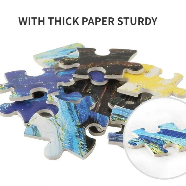 1000pcs World Famous Painting Puzzle – Stress Relief & Education
