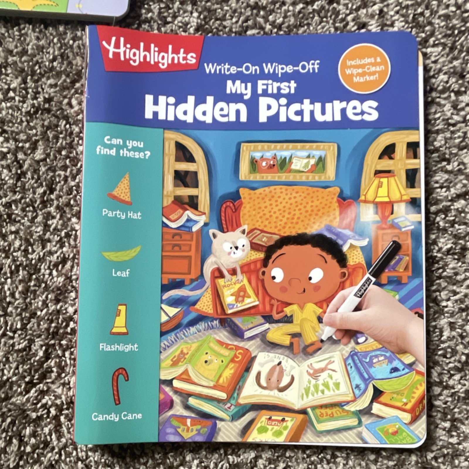 Highlights Write-On Wipe-Off Preschool Activity Books Alphabet/Letters 3-5 yrs