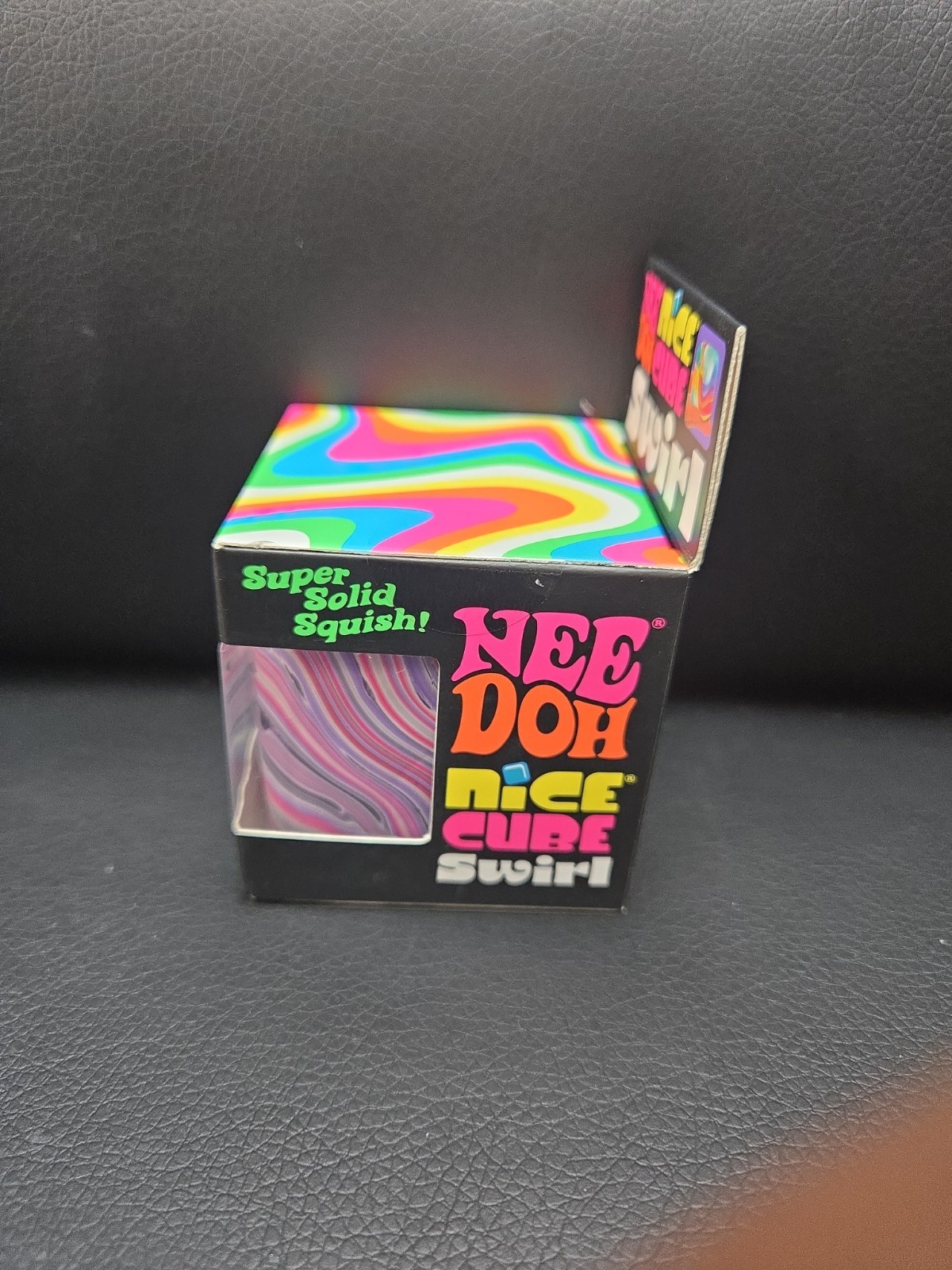 NeeDoh Nice Cube Swirl Pink And Purple Tik Tok Viral
