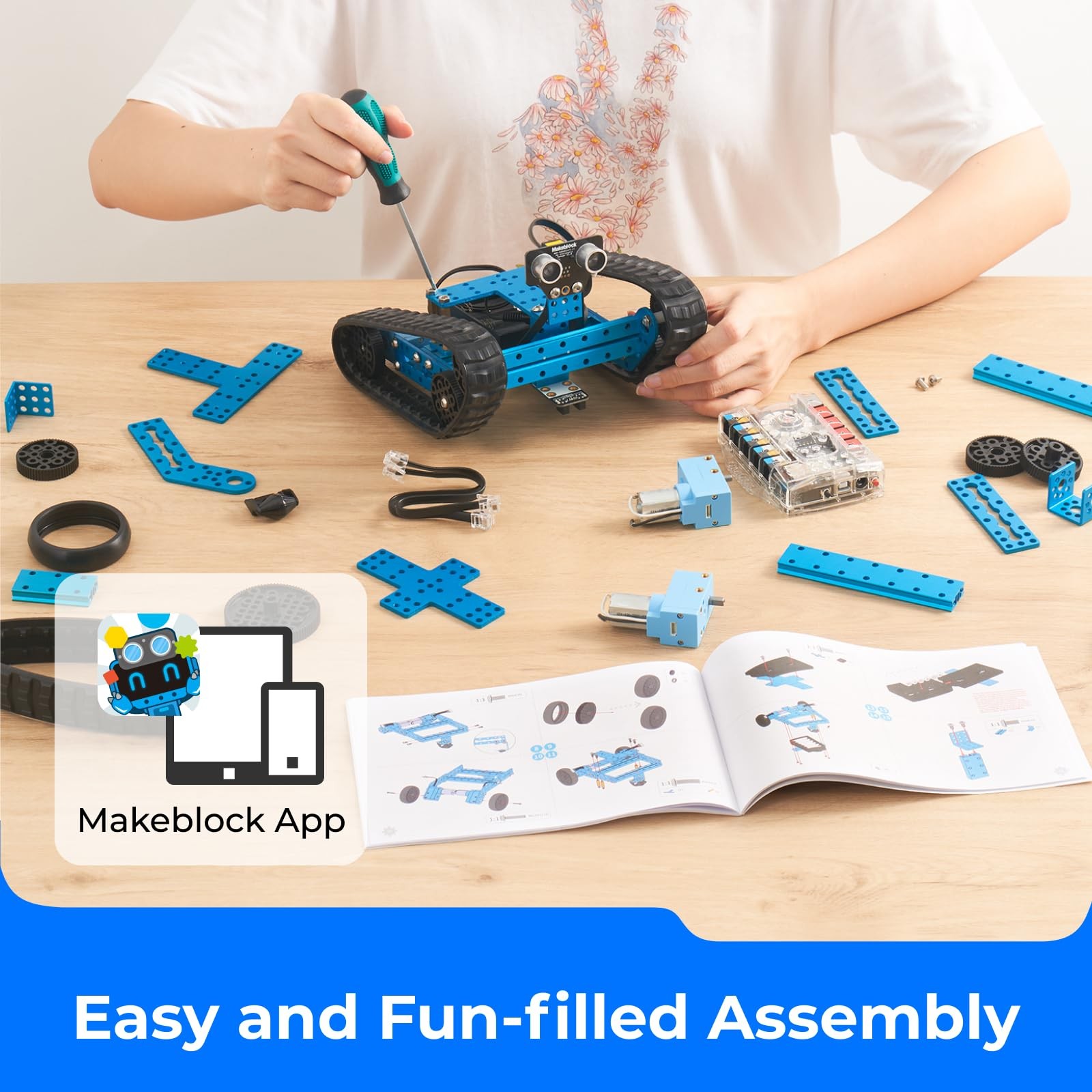 Makeblock mBot Ranger 3 in 1 Robotics for Kids Age 812, Coding Robot for Ardu…